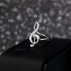 Classic Treble Clef Ring