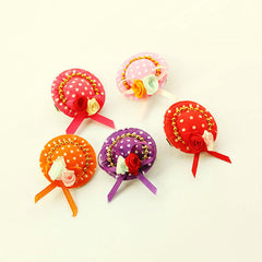 Unique Handmade Pattern Hat Yorkie Hair Clip