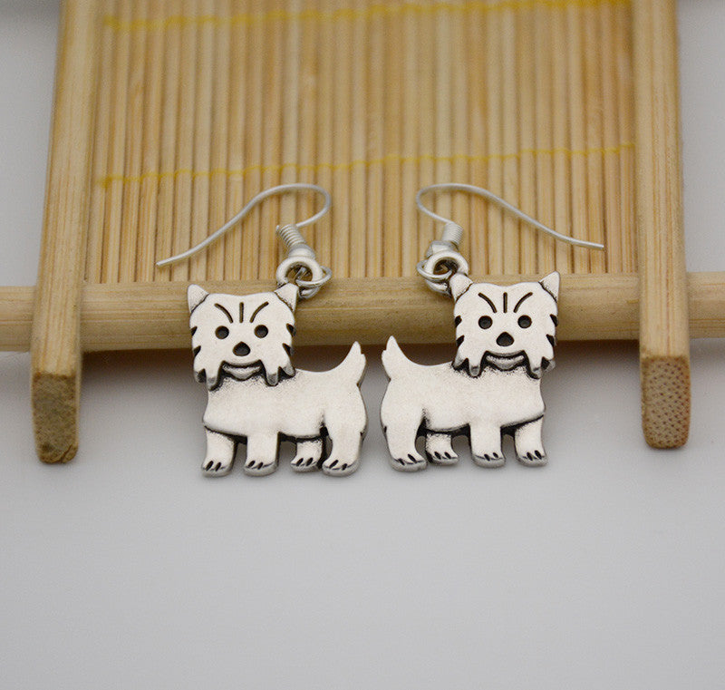 Yorkie Earrings