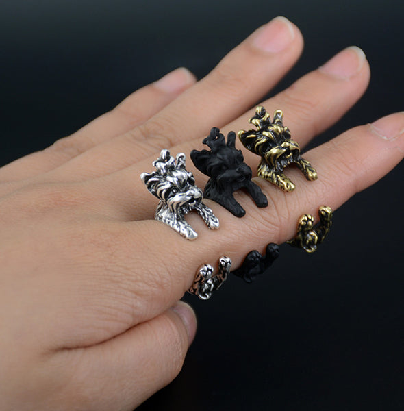 A Fancy Yorkie Hat Hair Clip