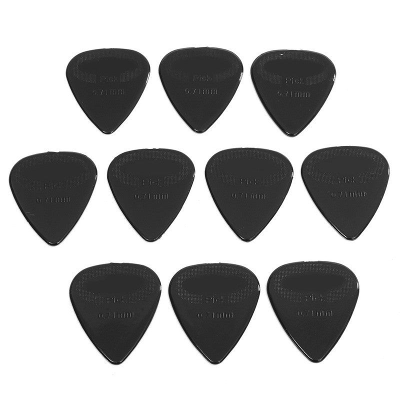 Classic Black Guitar Picks (100Pcs, 0.71mm)