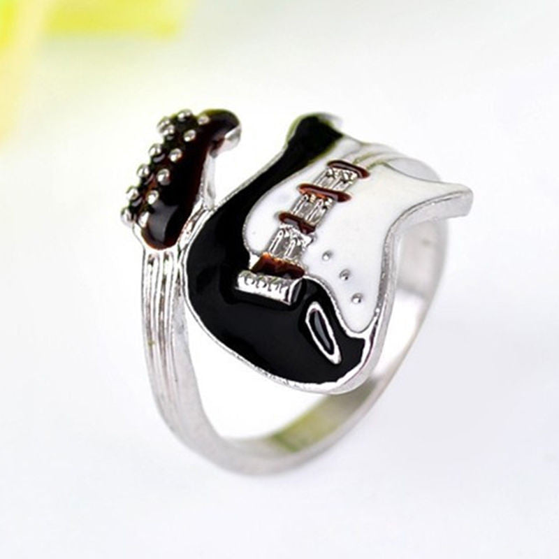 Punky Unique Guitar Shaped Ring