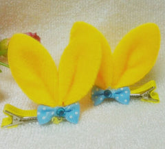Yorkie Adorable Bunny Hair Clip