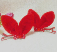 Yorkie Adorable Bunny Hair Clip