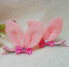 Yorkie Adorable Bunny Hair Clip