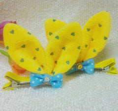 Yorkie Adorable Bunny Hair Clip