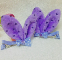 Yorkie Adorable Bunny Hair Clip